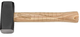 Peddinghaus vuisthamer 3000gr. hickory steel, 600mm lang - 5293033000 - 5293033000