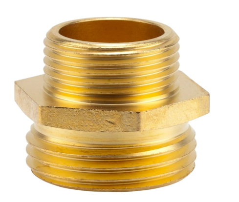 Gardena messing schroefdraadnippel | verkleind | 33,3 mm (g 1 ) 26,5 mm (g 3 4 ) - 7263-20 - 7263-20