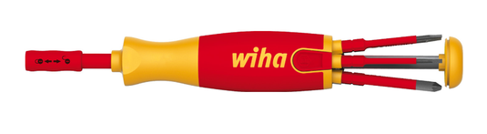 Wiha magazijnschroevendraaier | 6-delig | sleuf pzd (+ - sl pzd) | vde geïsoleerd | 1 stuk - 41234 41234