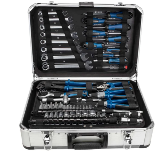 Scheppach gereedschapskoffer gevuld tb150 101-delig - 5909306900