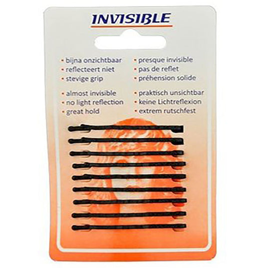 Invisible schuifjes newey kaartje zwart kort