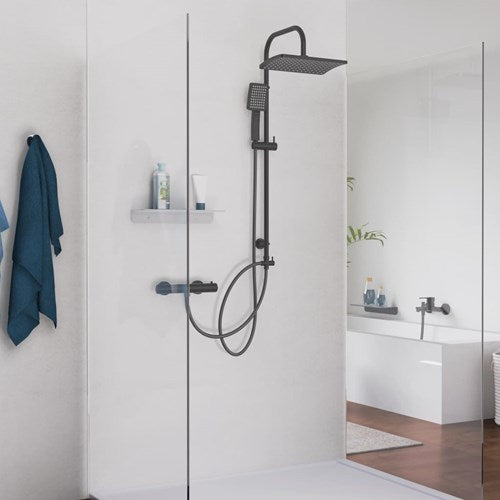 Schütte schutte mallorca hoofddouche set| mat zwart - 60666