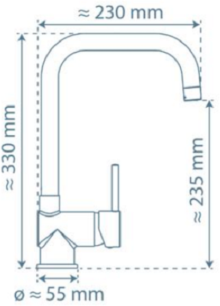 Load image into Gallery viewer, Schütte schutte - york mengkraan keuken met l-uitloop, chroom - 79616
