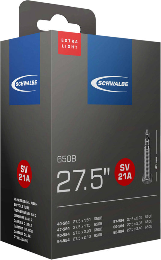 Schwalbe Binnenband SV21A Extra Light 27.5 40 62-584 40mm ventiel