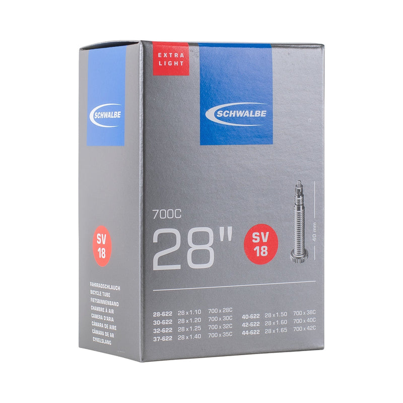Load image into Gallery viewer, Schwalbe Binnenband SV18 Extra Light 28 28 47-622 635 40mm ventiel
