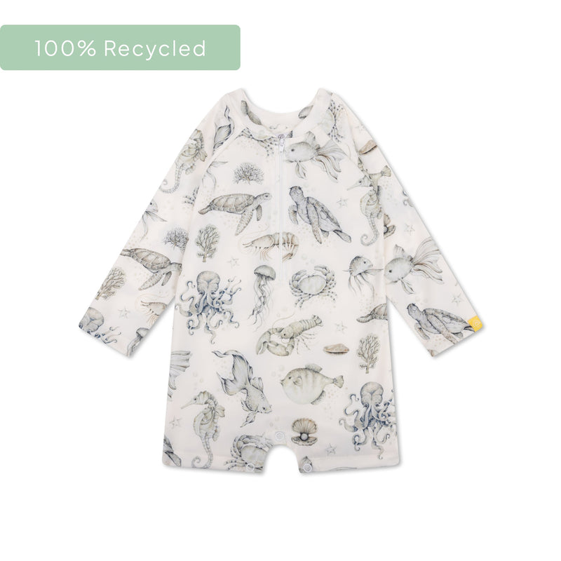 Load image into Gallery viewer, Sea life | groen uv zwempak jongens
