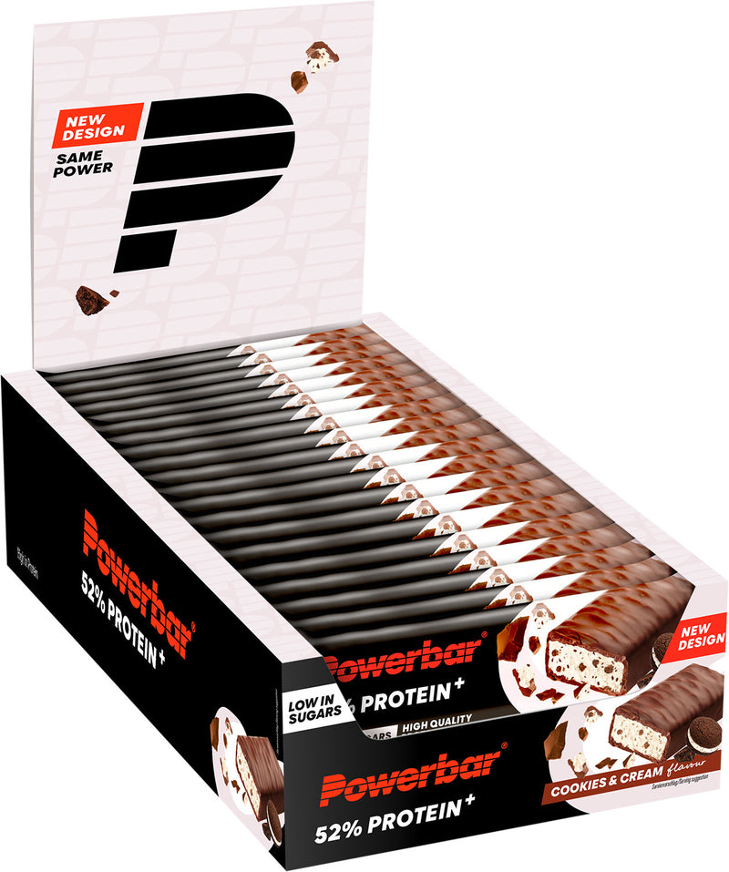 Load image into Gallery viewer, Powerbar 52% protein plus bar 20 box
