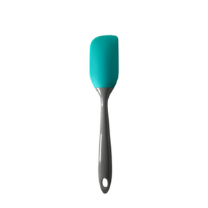 Secret de gourmet siliconen spatel blauw 18cm