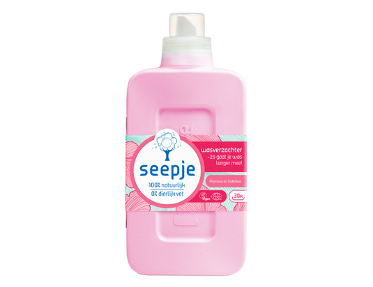 Seepje wasverzachter - pioenroos en cederhout