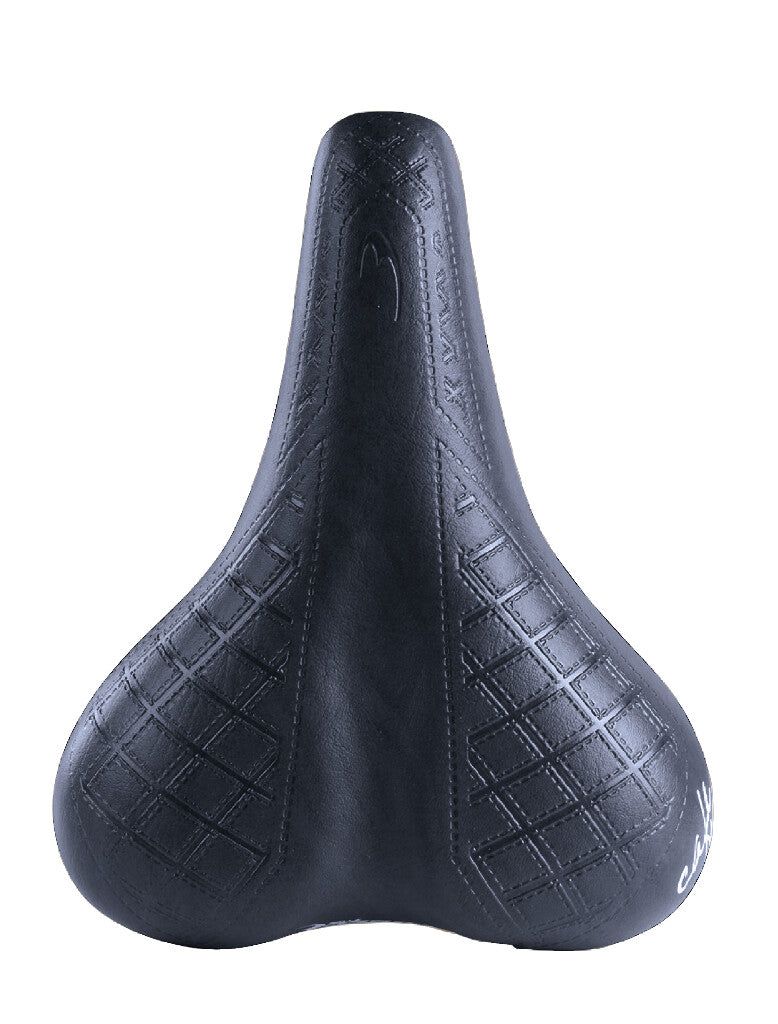 Load image into Gallery viewer, Fietszadel Selle Bassano Cafe Racer Bobber voor heren - zwart
