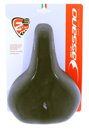 Selle bassano selle bassano zadel volare icon gt xl incl. lamp, zwart