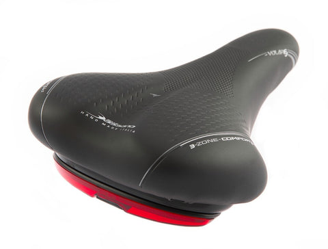 Saddle Volare M X33 with LED men - black