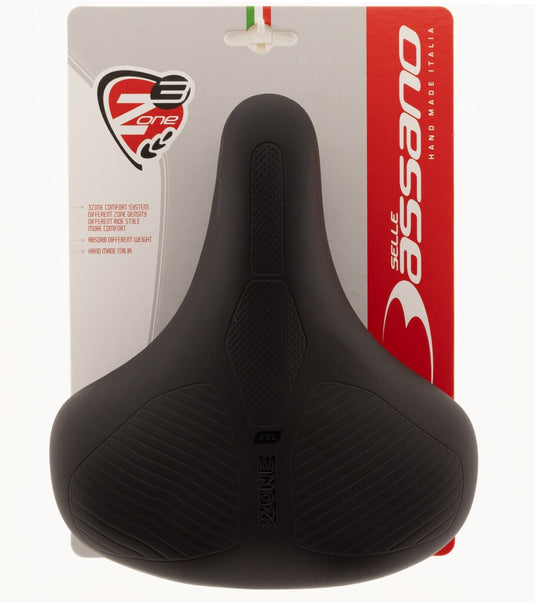 Selle bassano selle bassano zadel volare suprema xxl zwart met elastomeer