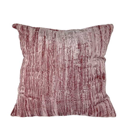 Seq home kussenhoes fluweel roze 50x50cm