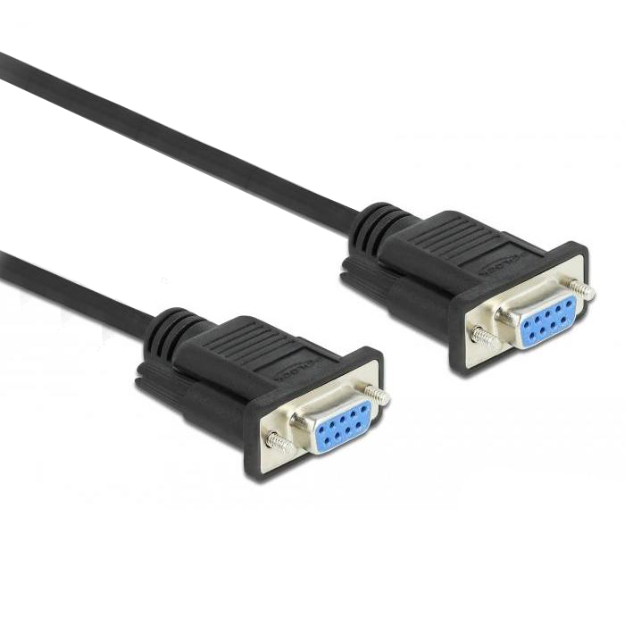 Load image into Gallery viewer, Delock seriële kabel rs-232 sub-d9 stekker naar stekker 10 m nulmodem
