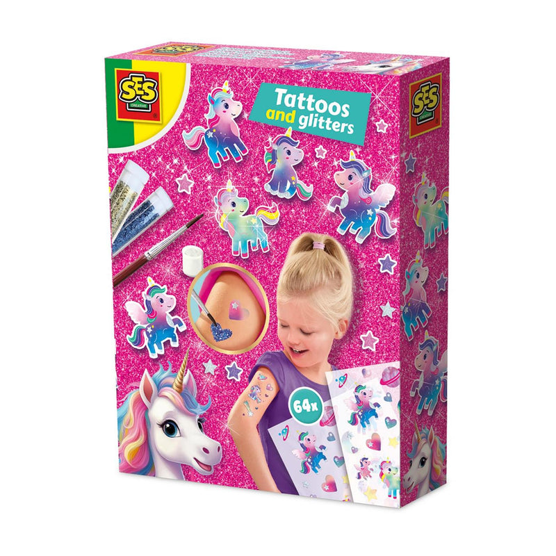 Load image into Gallery viewer, Ses unicorn - tattoos en glitters
