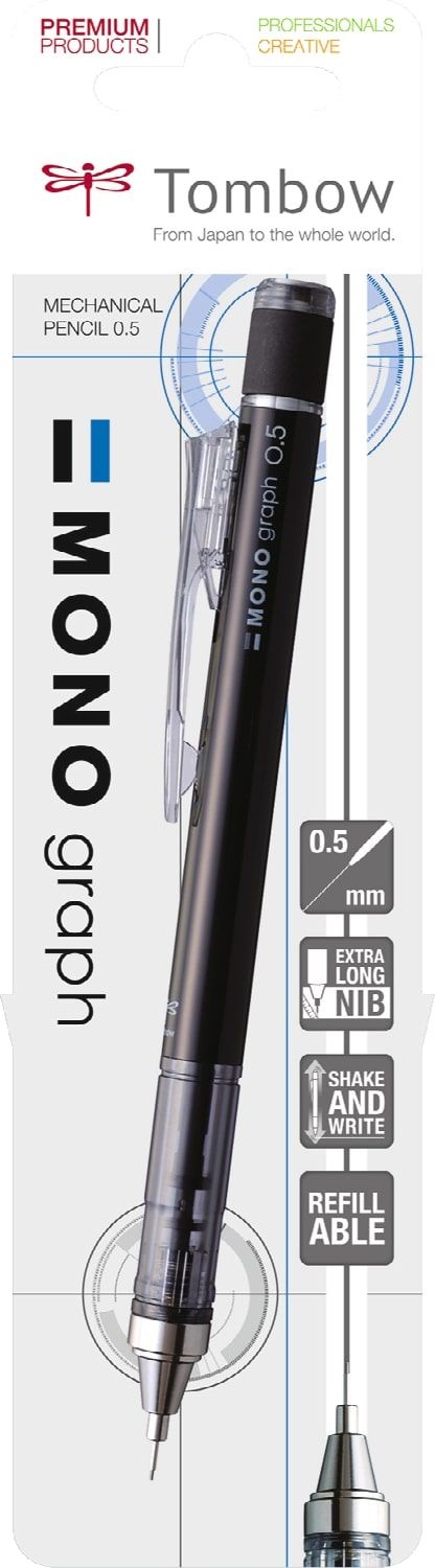 Tombow • mono graph mechanical pencil black
