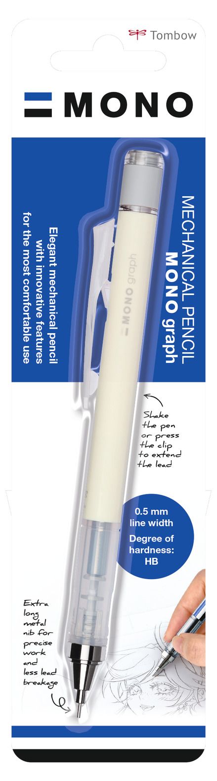 Tombow • mono graph mechanical pencil cream yellow