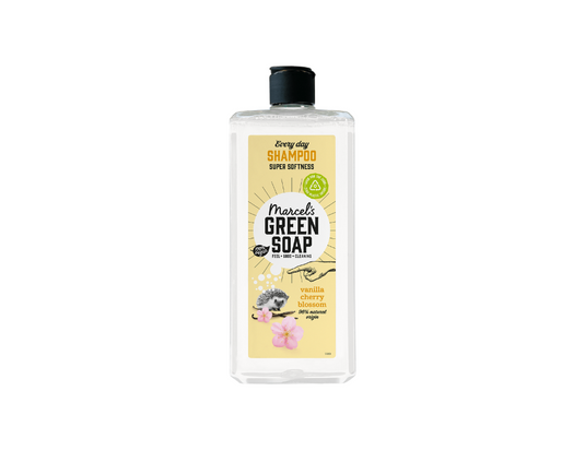 Marcel's green soap shampoo - every day - vanille kersenbloesem - 300ml