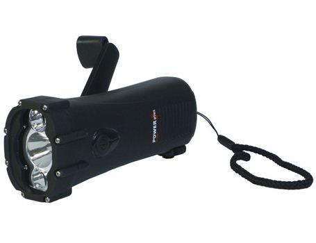 Powerplus zaklamp opwindbare waterproof shark