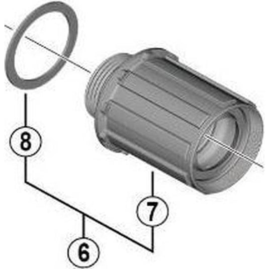 Shimano benelux b.v. shimano y3ex98030 cassettebody 10 11-sp fh-rs770 ultegra