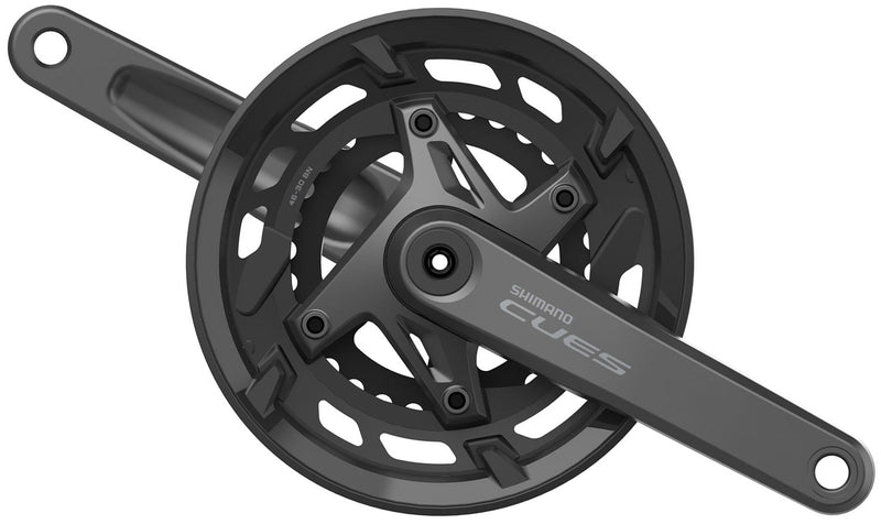 Load image into Gallery viewer, Shimano cues fc-u6000 9 10-speed crank 46 30 with chain guard
