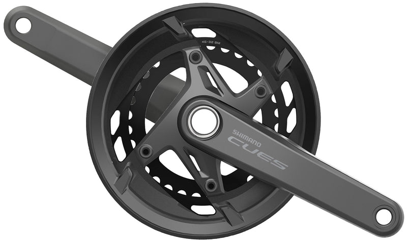 Load image into Gallery viewer, Shimano cues fc-u6010 11-speed crank 46 32 with chain guard
