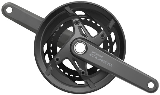 Shimano cues fc-u6010 11-speed crank 46 32 with chain guard