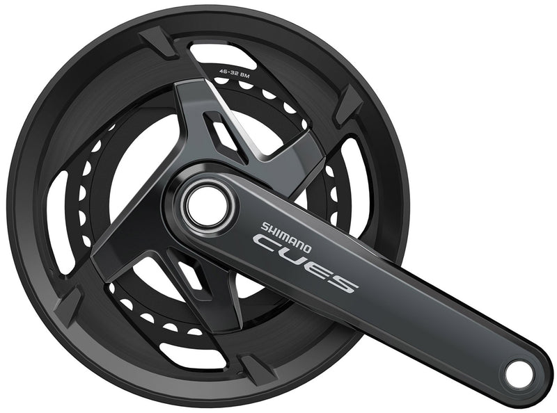 Load image into Gallery viewer, Shimano cues fc-u8000 11-speed crank 46 32 with chain guard
