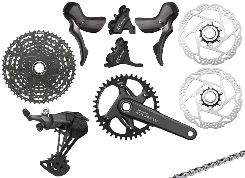 Load image into Gallery viewer, Shimano cues u6030 1x11-speed gravel group disc 160 160mm | 11-50 | 42 zähne | 165mm
