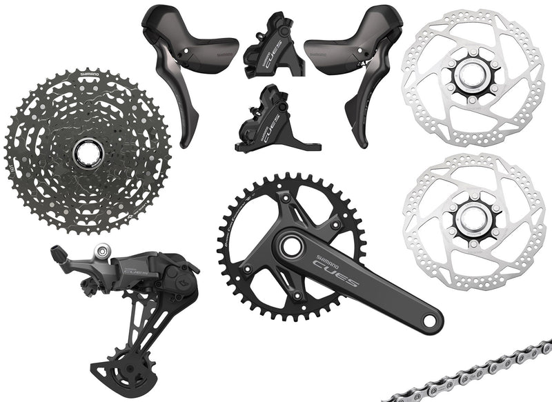 Load image into Gallery viewer, Shimano cues u6040 1x11-speed gravel group disc 160 160mm | 11-50 | 42 zähne | 175mm
