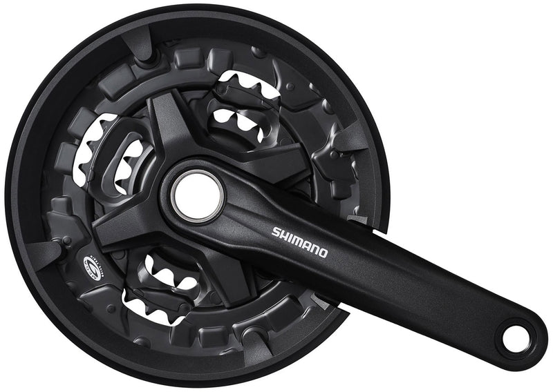 Load image into Gallery viewer, Shimano crankstel Altus MT2103 44-32-22 9V 175mm Zwart
