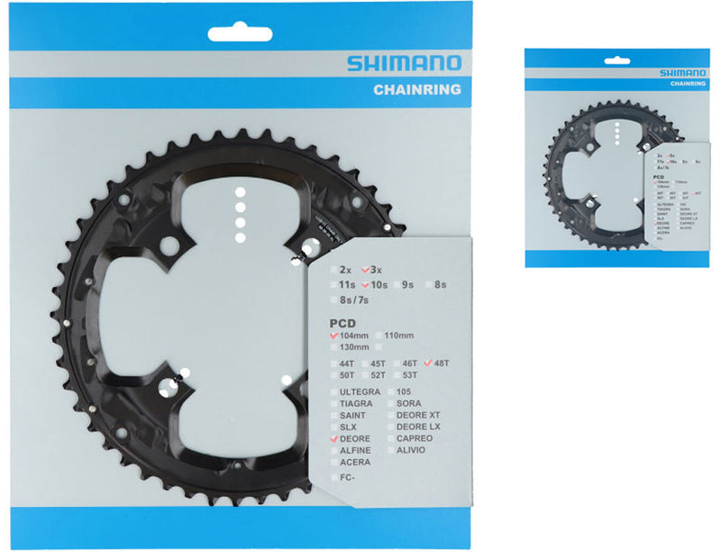 Load image into Gallery viewer, Shimano blad 48t deore 10v 4-arm y1we98010
