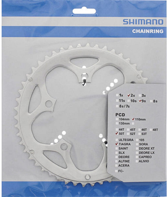 Load image into Gallery viewer, Shimano tiagra 9-speed chainring for fc-4550 50t
