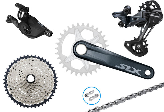 Shimano slx m7100 1x12-speed group | 165mm | 10-45 | clamp