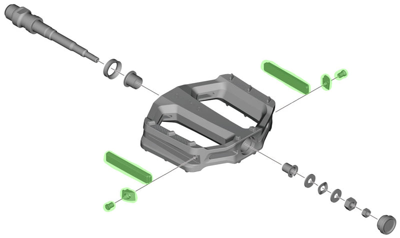 Load image into Gallery viewer, Shimano sm-pd71 reflector set
