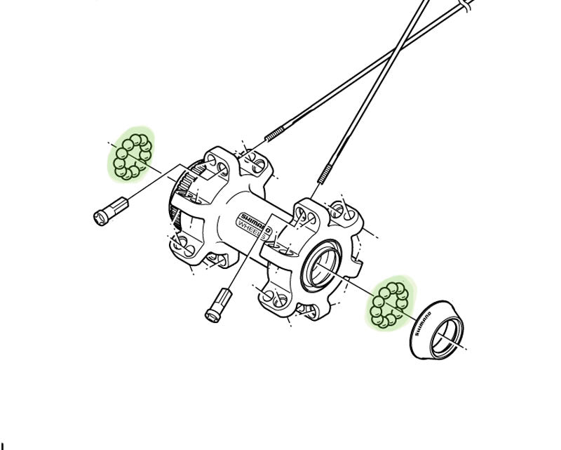 Load image into Gallery viewer, Shimano steel balls 5 32 (34 pieces)
