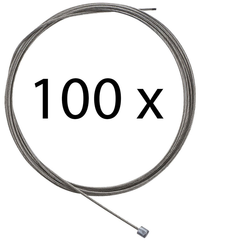 Load image into Gallery viewer, Shimano steel shift inner cable 1.2mm x 2100mm (100 workshop pack)
