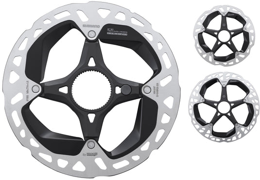 Shimano rt-em910 center lock brake rotor for steps w external teeth
