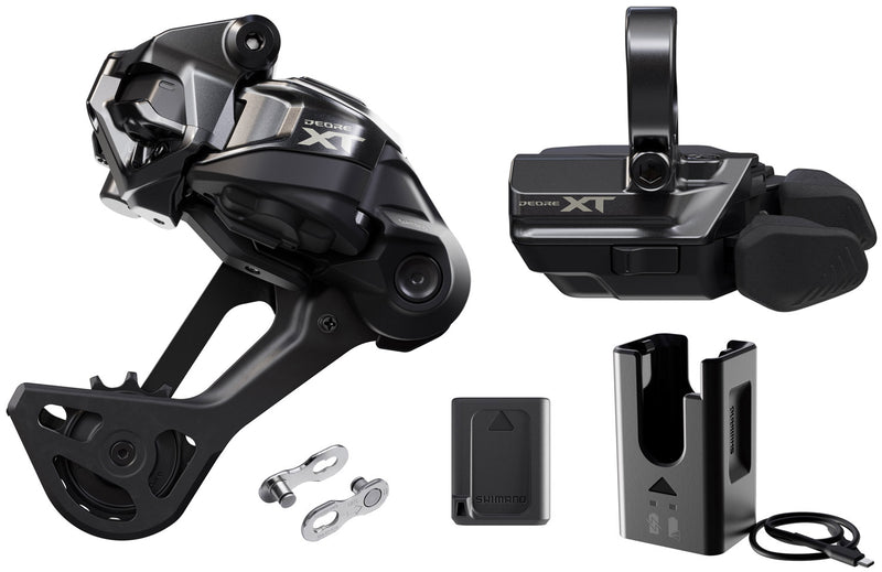 Load image into Gallery viewer, Shimano xt di2 m8250-sgs 12-speed drivetrain upgrade kit clamp
