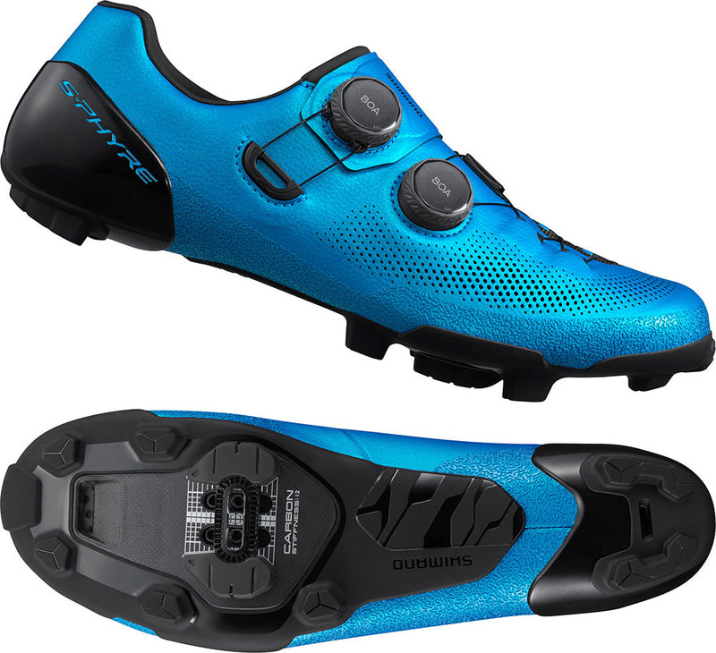 Load image into Gallery viewer, Shimano sh-rx910 blue - gravel shoes
