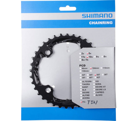 Shimano chainring for fc-t521 48 36 26t