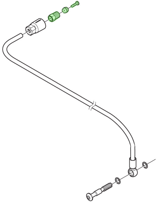 Load image into Gallery viewer, Shimano tube joint kit for sm-bh90 with connecting screw
