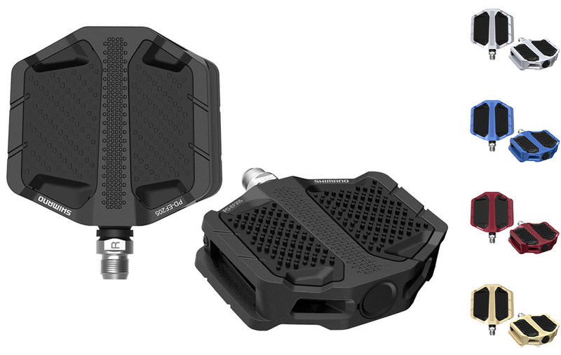 Load image into Gallery viewer, Shimano pd-ef205 platform pedals
