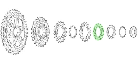 Shimano sprocket 13t for cs-m771-10 bj bk