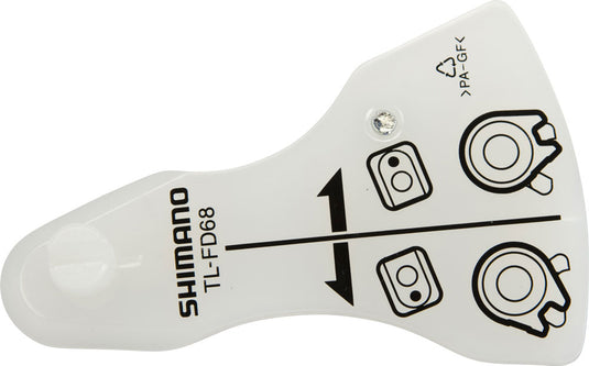 Shimano tl-fd68 cable fixing point checking tool for front derailleur