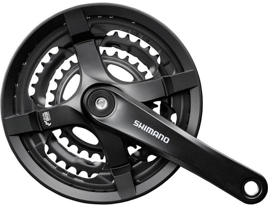 Shimano crankstel Tourney CG triple 28-38-48 175mm zw. -4mm