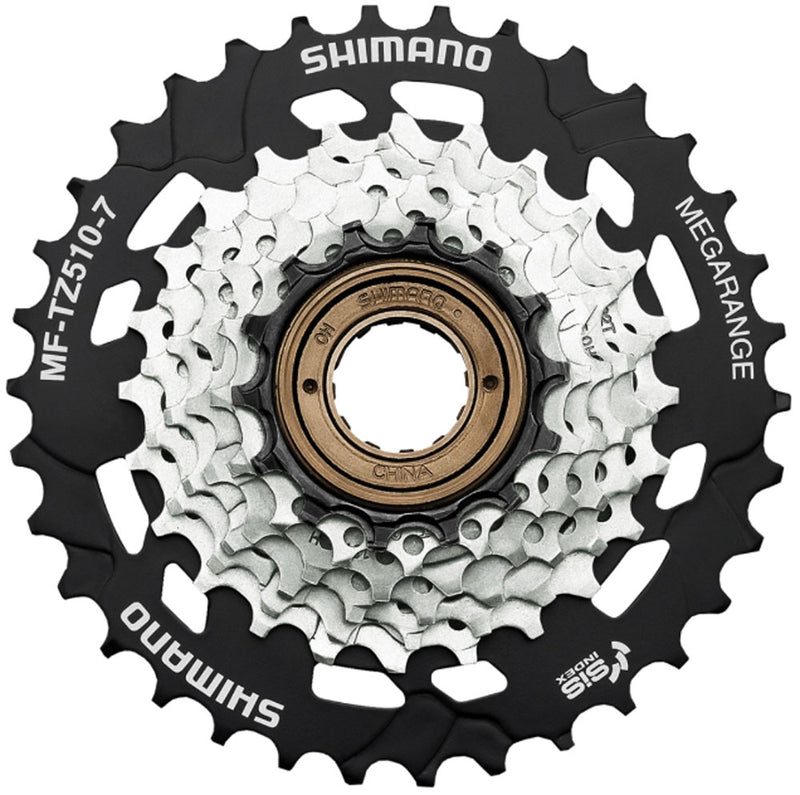 Load image into Gallery viewer, Shimano freewheel 7 speed mf-tz510 14-34t
