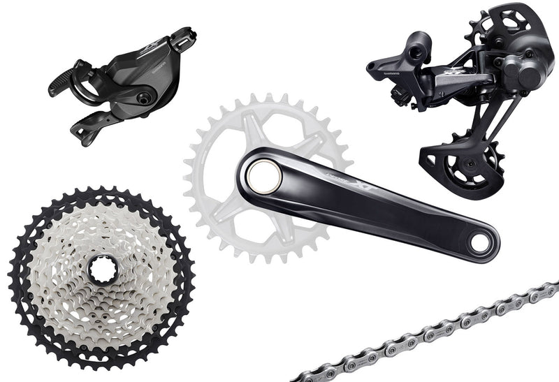 Load image into Gallery viewer, Shimano xt m8100 1x12-speed group clamp 165mm 10-45
