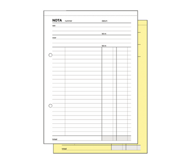 Kangaro nota copieboek 205x120 2x50 pak a 5 boekjes